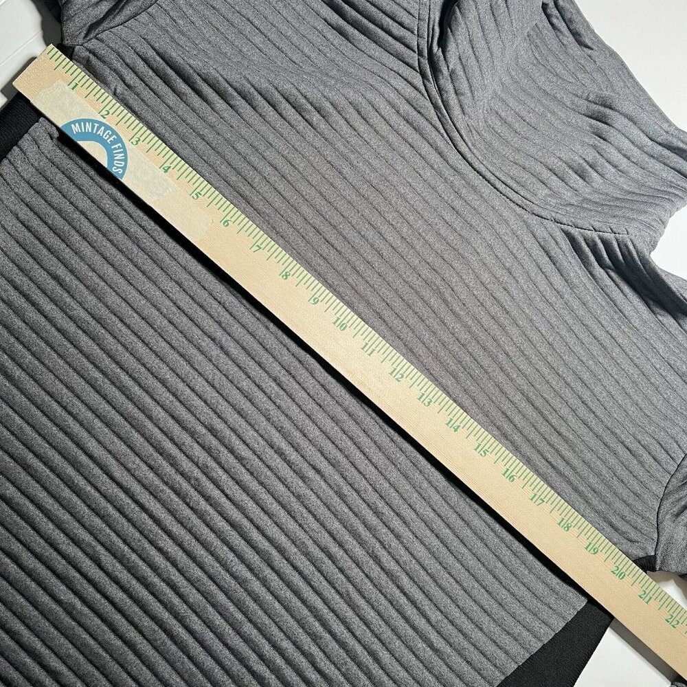 Eddie Bauer Women’s M Gray Cowl Neck Top Stretchy Knit Tunic FREEDRY Shirt - Picture 10 of 11